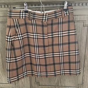 H&M check skirt